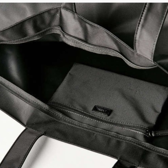 NWOT Urban Outfitters Black Nylon oversize tote - Picture 3 of 6